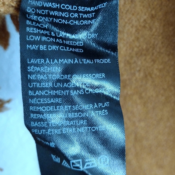 Anthropologie fringe wool alpaca blend sweater Maize orange brown size medium - Picture 11 of 12